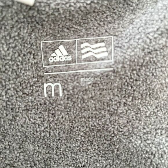 Adidas 1/2 Zip Long Sleeve Fitted Pullover Sweatshirt Jacket - Picture 13 of 14